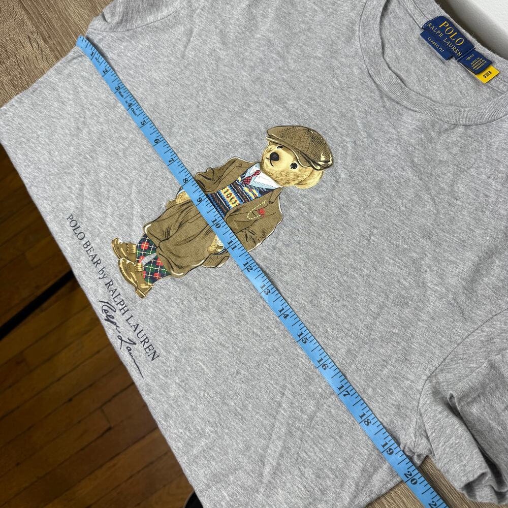 Polo Ralph Lauren Heritage Bear Gentleman Top Hat Classic Fit Tshirt Mens Small - Picture 3 of 8